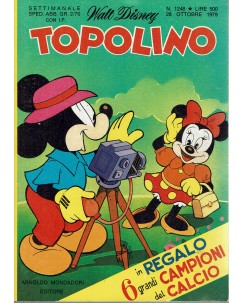 Topolino n.1248 GADGET campioni del calcio ed. Walt Disney Mondadori FU33