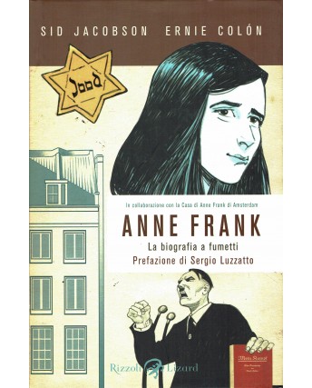 Anne Frank biografia a fumetti di Jacobson Colon ed. Rizzoli Lizard FU43