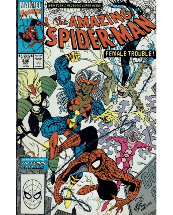 The Amazing Spider-Man 340 oct 1990 ed. Marvel Comics lingua originale OL14