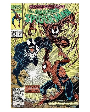 The Amazing Spider-Man 362 may 1992 ed. Marvel Comics lingua originale OL14