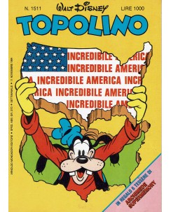 Topolino n.1511 PIEGHEVOLE MATTEL ed. Walt Disney Mondadori