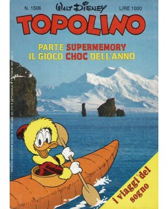 Topolino n.1506 PIEGHEVOLE HOT WHEELS ed. Walt Disney Mondadori