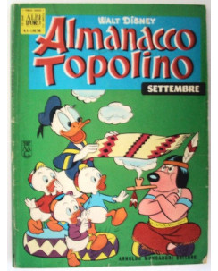 Almanacco Topolino 1966 n. 9 Settembre Edizioni  Mondadori
