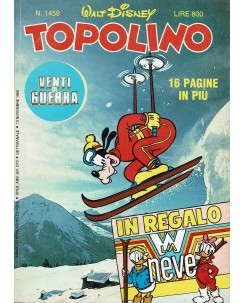 Topolino n.1459 PIEGHEVOLE MATTEL ed. Walt Disney Mondadori