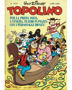 Topolino n.1474 ed. Walt Disney Mondadori