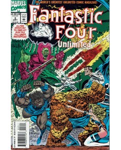 Fantastic Four Unlimited  3 giant size 1993 ed. Marvel lingua originale OL14