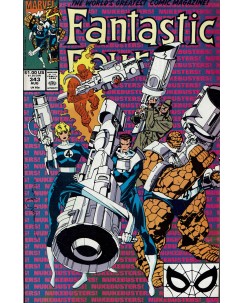 Fantastic Four  343 aug 1990 di Simonson ed. Marvel lingua originale OL14