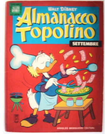 Almanacco Topolino 1963 n. 9 Settembre Edizioni  Mondadori