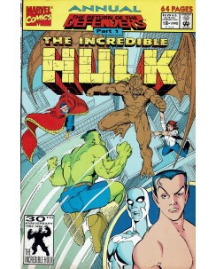 The Incredible Hulk Annual 18 the return of 92 ed. Marvel lingua originale OL15