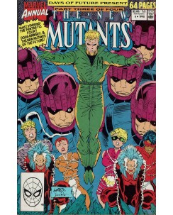 The New Mutants Annual  6 day of future 90 ed. Marvel lingua originale OL15