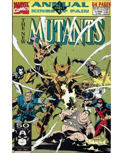 The New Mutants Annual  7 kings of pain 91 ed. Marvel lingua originale OL15