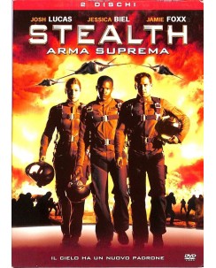 DVD Stealth arma suprema slipcase 2 dischi DVD SLIM D788108 ITA USATO B18