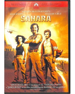 DVD Sahara con Matthew McConaughey PAramount D650333 ITA USATO B18