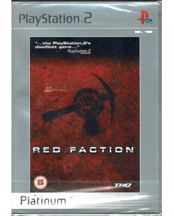VIDEOGIOCO PlayStation 2 Red Faction PLATINUM con libretto 15+ NUOVO B19