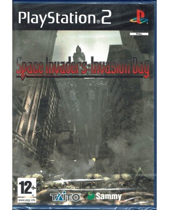 VIDEOGIOCO PlayStation 2 Space Invaders Invasion Day 12+ Taito NUOVO B19