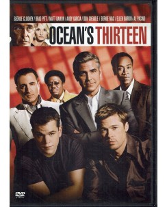 DVD Ocean's Thirteen con George Clooney Brad Pitt ITA USATO B19