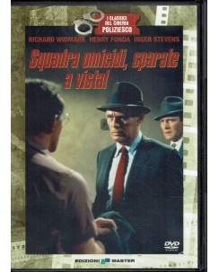DVD SQUADRA OMICIDI SPARATE A VISTA classici cinema poliziesco editoriale B19