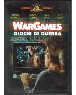DVD WARGAMES Giochi di Guerra 1983 con Matthew Broderick ITA USATO B19