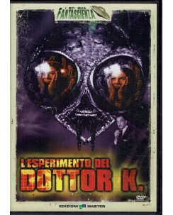 DVD L'ESPERIMENTO DEL DOTTOR K I miti della fantascienza editoriale ITA USAT B19