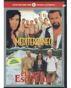DVD Mediterraneo + Puerto Escondido di Gabriele Salvatore ITA USATO B19