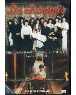 DVD LA FAMIGLIA con Vittorio Gassman e Stefania Sandrelli ITA USATO B05