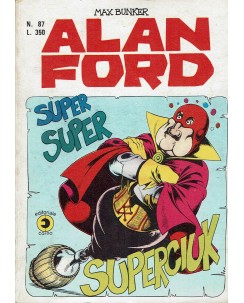 Alan Ford n. 87 super super superciuk di Max Bunker ed. Corno