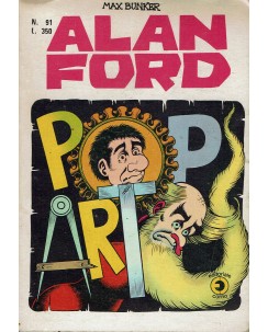 Alan Ford n. 91 pop art di Max Bunker ed. Corno BO08