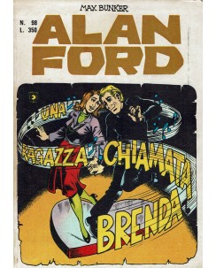 Alan Ford n. 98 una ragazza chiamata Brenda di Max Bunker ed. Corno