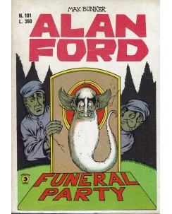 Alan Ford n. 101 funeral party di Max Bunker ed. Corno BO08
