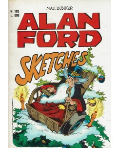 Alan Ford n. 162 sketches di Max Bunker ed. Corno