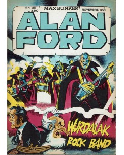 Alan Ford n. 305 Wurdalak rock band di Max Bunker ed. Corno