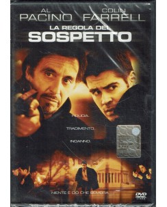 DVD la REGOLA DEL SOSPETTO con Al Pacino e Colin Farrell ITA NUOVO B05