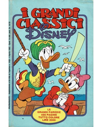 I Grandi Classici Disney n.  4 ed. Mondadori BO04