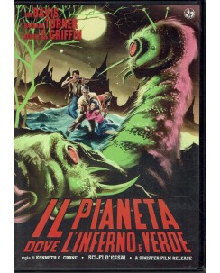 DVD Il pianeta dove l'inferno e verde con Jim Davis ITA USATO B16
