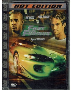 DVD Fast and Furious Hot Edition con Vin Diesel Paul Walker ITA USATO B16