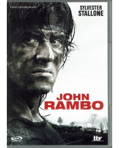 DVD John Rambo con Sylvester Stallone ITA USATO B16