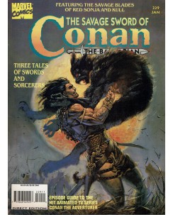 The savage sword of Conan the barbarian n.229 jan 95 ed. Marvel Comics FU39