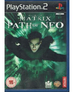 VIDEOGIOCO PlayStation 2 Matrix path of Neo 15+ Atari ita usato libretto B13