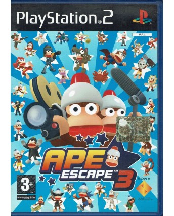 Videogioco Playstation 2 Ape Escape 3 ITA usato libretto B13