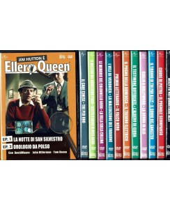 DVD ELLERY QUEEN 12 DVD serie completa con Jum Hutton HOBBY WORK ita usati B23