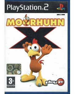 Videogioco Playstation 2 MOORHUHN X ita usato libretto B13