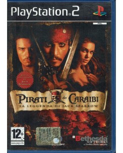 Videogioco Playstation 2 PIRATI DEI CARAIBI LA LEGGENDA DI JACK SPARROW ita B14