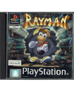 Videogioco Playstation 1 RAYMAN PS1 europa no ita libretto usato B03