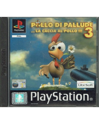 Videogioco Playstation 1 POLLO DI PALLUDE 3 ita usato libretto B03