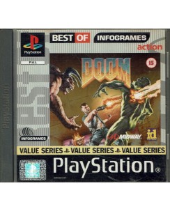 Videogioco Playstation 1 Doom best of infogrames PS1 ita usato libretto B03
