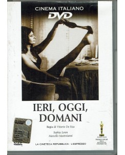 DVD IERI OGGI DOMANI Vittorio De Sica Sophia Loren editoriale ita usato B11