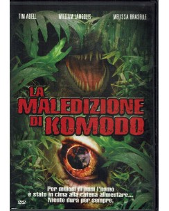 DVD La maledizione di Komodo con William Langolis ita usato B11