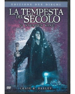 DVD LA TEMPESTA DEL SECOLO di Stephen King 2 dischi ITA usato B11