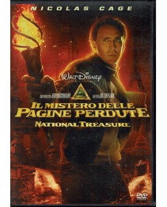 DVD Il Mistero Delle Pagine Perdute con Nicolas Cage ITA usato B12