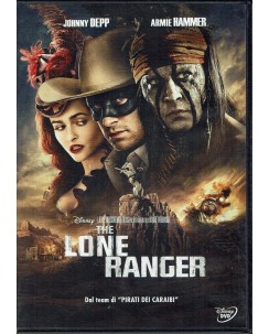DVD The Lone Ranger con Johnny Depp Disney ITA usato B12